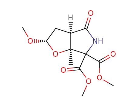 (1S,3S,5R)-3-methoxy-8,8-di(methoxycarbonyl)-1-methyl-2-oxa-7-azabicyclo[3.3.0]octane-6-one