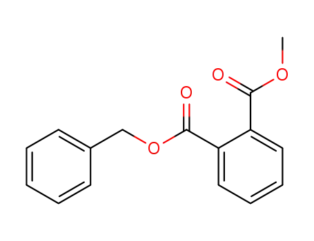 Molecular Structure of 1225-85-0 (1,2-Benzenedicarboxylic acid, methyl phenylmethyl ester)