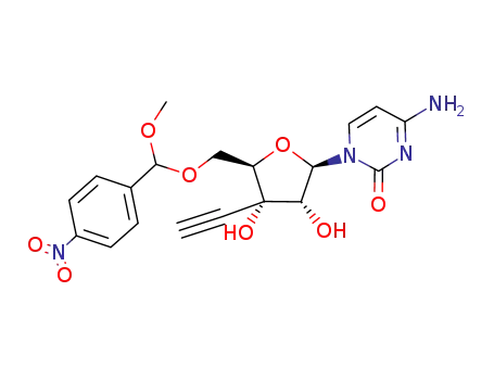 1-[3-C-ethynyl-5-O-[1-methoxy-1-(4-nitrophenyl)methyl]-β-D-ribo-pentofuranosyl]cytosine