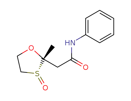 cis-2-methyl-N-phenyl-1,3-oxathiolane-2-acetamide 3-oxide