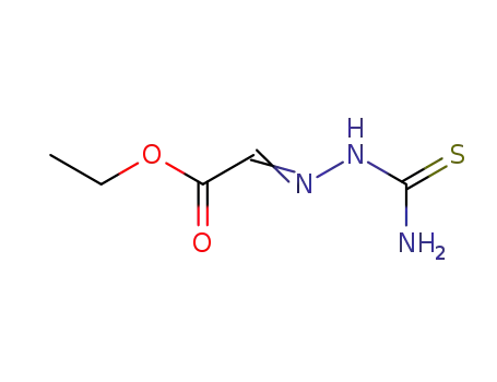 Molecular Structure of 1117-63-1 (Acetic acid, [(aminothioxomethyl)hydrazono]-, ethyl ester)