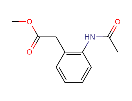 Molecular Structure of 134810-89-2 (methyl 3-(2-acetamidophenyl)propanoate)