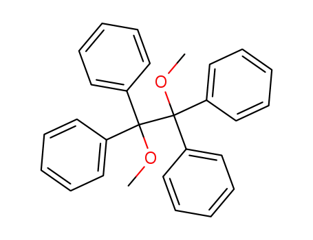 Molecular Structure of 985-93-3 (Benzene, 1,1',1'',1'''-(1,2-dimethoxy-1,2-ethanediylidene)tetrakis-)