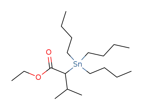 Molecular Structure of 18428-84-7 (<1-Aethoxycarbonyl-2-methylpropyl-(1)>-tributylzinn)