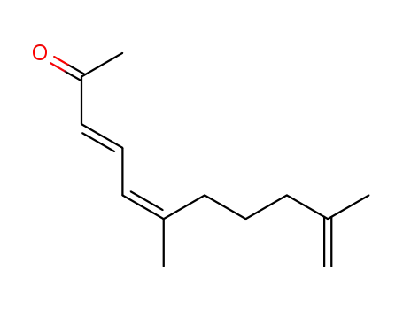 Molecular Structure of 33073-35-7 ((3E,5Z)-6,10-Dimethyl-undeca-3,5,10-trien-2-one)