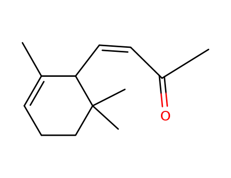 Molecular Structure of 52340-45-1 ((Z)-4-(2,6,6-trimethyl-2-cyclohexen-1-yl)-3-buten-2-one)