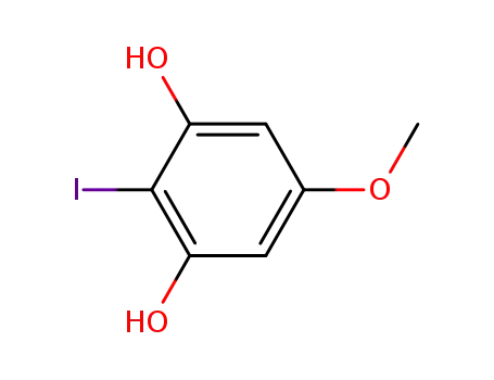 Molecular Structure of 135891-62-2 (2-iodo-5-methoxyresorcinol)