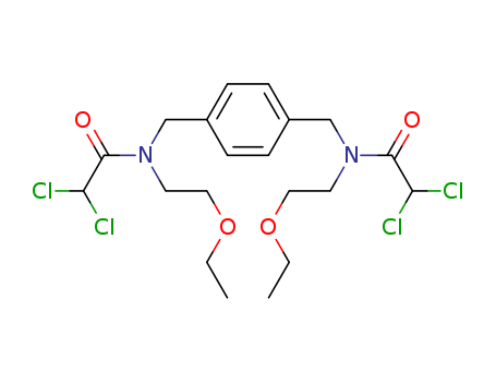 Acetamide,N,N'-[1,4-phenylenebis(methylene)]bis[2,2-dichloro-N-(2-ethoxyethyl)- cas  5560-78-1