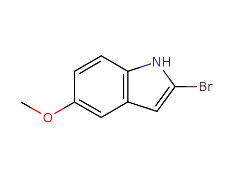 Molecular Structure of 169383-96-4 (2-bromo-5-methoxy-1H-indole)