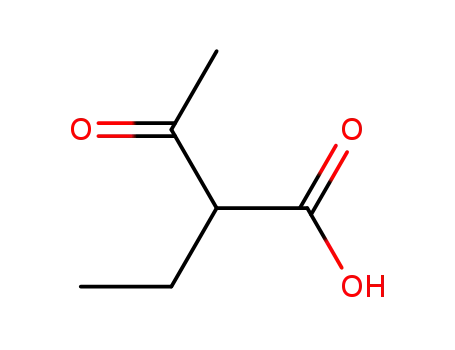 Molecular Structure of 4433-85-6 (2-ethyl-3-oxobutanoic acid)