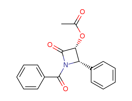 (1-benzoyl-2-oxo-4-phenylazetidin-3-yl) acetate