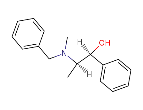 Molecular Structure of 88762-93-0 ((+/-)-<i>erythro</i>-2-(methyl-benzyl-amino)-1-phenyl-propanol-<sup>(1)</sup>)