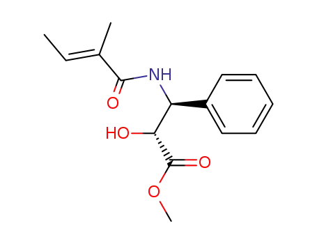 (2R,3S)-2-Hydroxy-3-((E)-2-methyl-but-2-enoylamino)-3-phenyl-propionic acid methyl ester