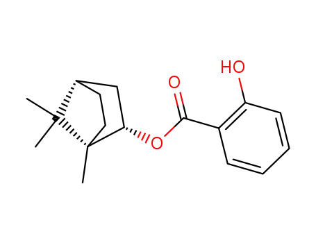 Molecular Structure of 560-88-3 (BORNYL SALICYLATE)