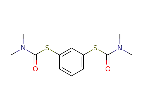 Molecular Structure of 50667-85-1 (1,3-Bis-(dimethylcarbamoylthio)-benzol)