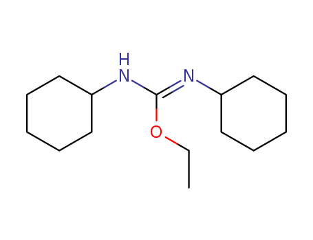 Carbamimidic acid, N,N'-dicyclohexyl-, ethyl ester