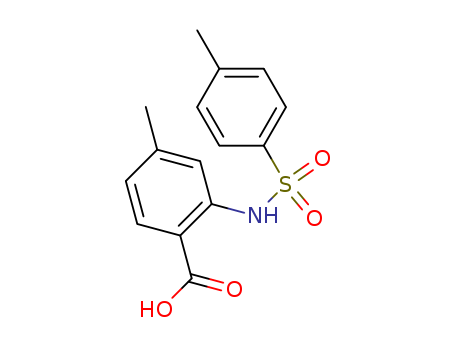 Benzoic acid, 4-methyl-2-[[(4-methylphenyl)sulfonyl]amino]-