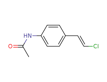 Molecular Structure of 99058-20-5 (acetic acid-[4-(<i>trans</i>-2-chloro-vinyl)-anilide])