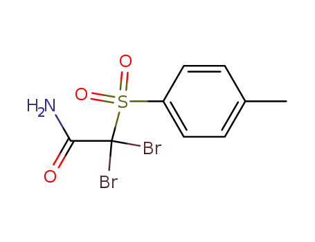 Molecular Structure of 56185-22-9 (Acetamide, 2,2-dibromo-2-[(4-methylphenyl)sulfonyl]-)