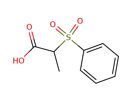 Molecular Structure of 20803-96-7 (2-(phenylsulfonyl)propanoic acid)