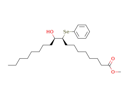 (9S,10R)-10-Hydroxy-9-phenylselanyl-octadecanoic acid methyl ester