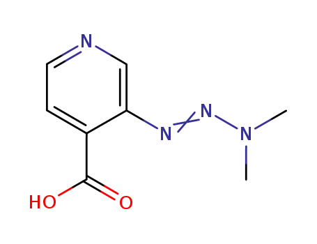 Molecular Structure of 93772-12-4 (4-Pyridinecarboxylicacid,3-(3,3-dimethyl-1-triazenyl)-(9CI))