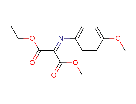 Molecular Structure of 54723-13-6 (2-(4-methoxyphenylimino)malonic acid diethyl ester)