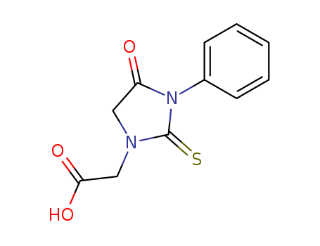 4-Oxo-3-phenyl-2-thioxoimidazolidine-1-acetic acid