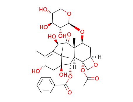 Molecular Structure of 157664-03-4 (7-Xylosyl-10-deacetylbaccatin III)