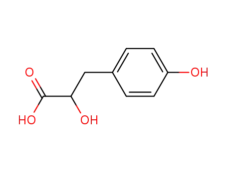 Molecular Structure of 306-23-0 (3-(4-Hydroxyphenyl)lactate)