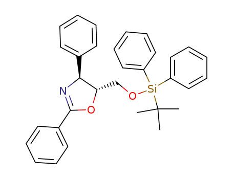 Molecular Structure of 688362-44-9 ((4S,5R)-5-({[1-(tert-butyl)-1,1-diphenylsilyl]-oxy}-methyl)-2,4-diphenyl-1,3-oxazoline)
