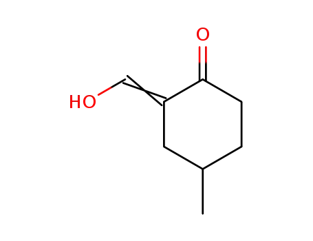 Molecular Structure of 62334-20-7 (Cyclohexanone, 2-(hydroxymethylene)-4-methyl-)