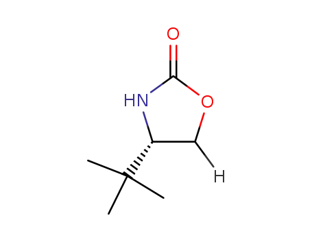 Molecular Structure of 54705-42-9 ((S)-(-)-4-TERT-BUTYL-2-OXAZOLIDINONE)