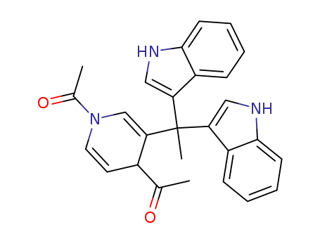 1-{1-acetyl-3-[1,1-di(1H-indol-3-yl)ethyl]-1,4-dihydro-4-pyridinyl}ethanone