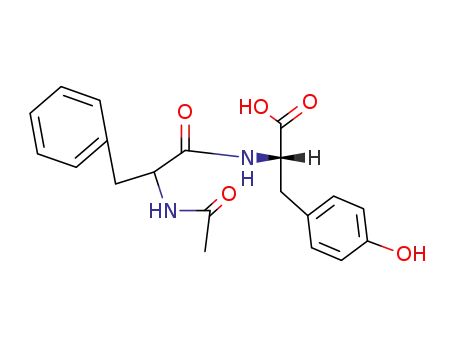 Molecular Structure of 4221-06-1 (L-Tyrosine, N-(N-acetylphenylalanyl)-)