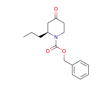 Molecular Structure of 142764-70-3 (1-CBZ-2-PROPYL-PIPERIDIN-4-ONE)