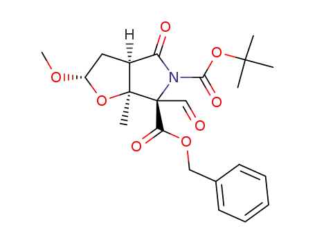 (1S,3S,5R,8S)-8-benzyloxycarbonyl-7-tert-butoxycarbonyl-8-formyl-3-methoxy-1-methyl-2-oxa-7-azabicyclo[3.3.0]octane-6-one