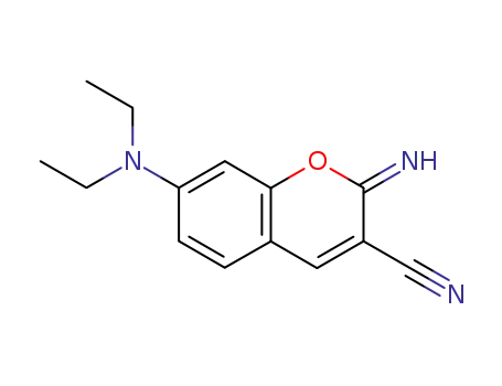 Molecular Structure of 80860-07-7 (7-diethylamino-2-imino-2H-1-benzopyran-3-carbonitrile)