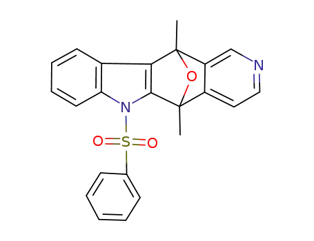 5,11-Epoxy-5H-pyrido[4,3-b]carbazole,
6,11-dihydro-5,11-dimethyl-6-(phenylsulfonyl)-
