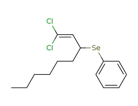 [1-(2,2-Dichloro-vinyl)-heptylselanyl]-benzene
