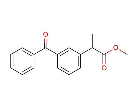 Benzeneacetic acid, 3-benzoyl-a-methyl-, methyl ester, (±)-
