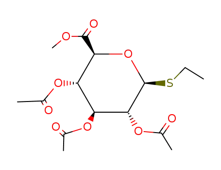 ethyl [methyl(2,3,4-tri-O-acetyl-1-thio-β-D-glucopyranosyl)uronate]