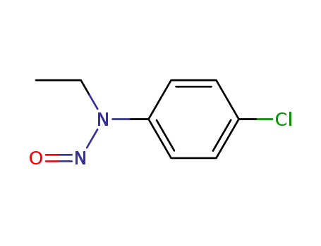 Molecular Structure of 1008-93-1 (4-chloro-N-ethyl-N-nitrosoaniline)