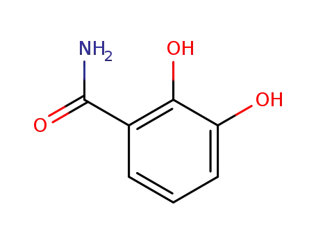 Molecular Structure of 13189-89-4 (2,3-Dihydroxybenzamide)