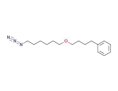 Molecular Structure of 168412-89-3 (1-azido-6-(4-phenylbutoxy)hexane)
