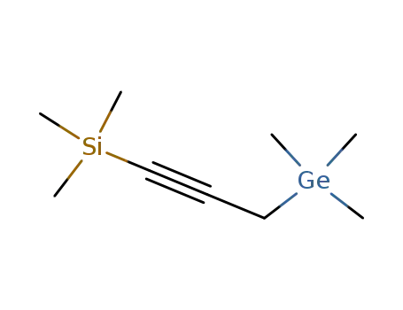 Molecular Structure of 129577-85-1 (Silane, trimethyl[3-(trimethylgermyl)-1-propynyl]-)