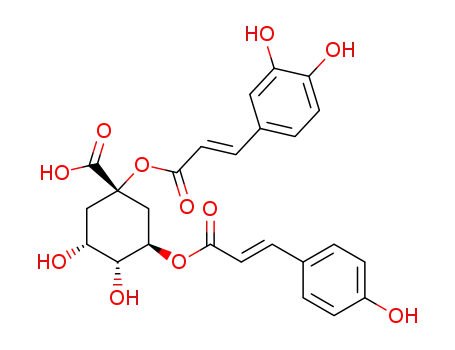 1-O-trans-caffeoyl-5-O-trans-p-coumaroylquinic acid