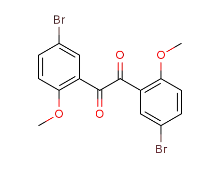 Molecular Structure of 132569-50-7 (5,5'-dibromo-2,2'-dimethoxy-benzil)