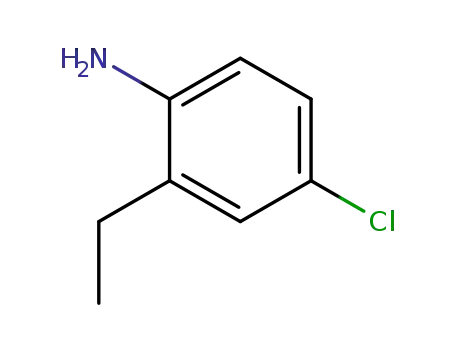 Molecular Structure of 30273-39-3 ((4-Chloro-2-ethylphenyl)amine)