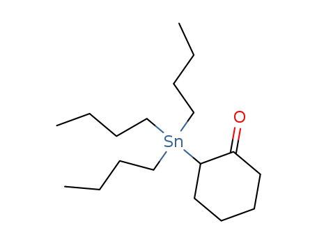 Cyclohexanone, 2-(tributylstannyl)-